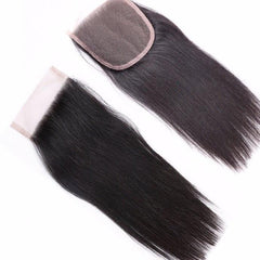 Brazilian Straight Closure 4x4