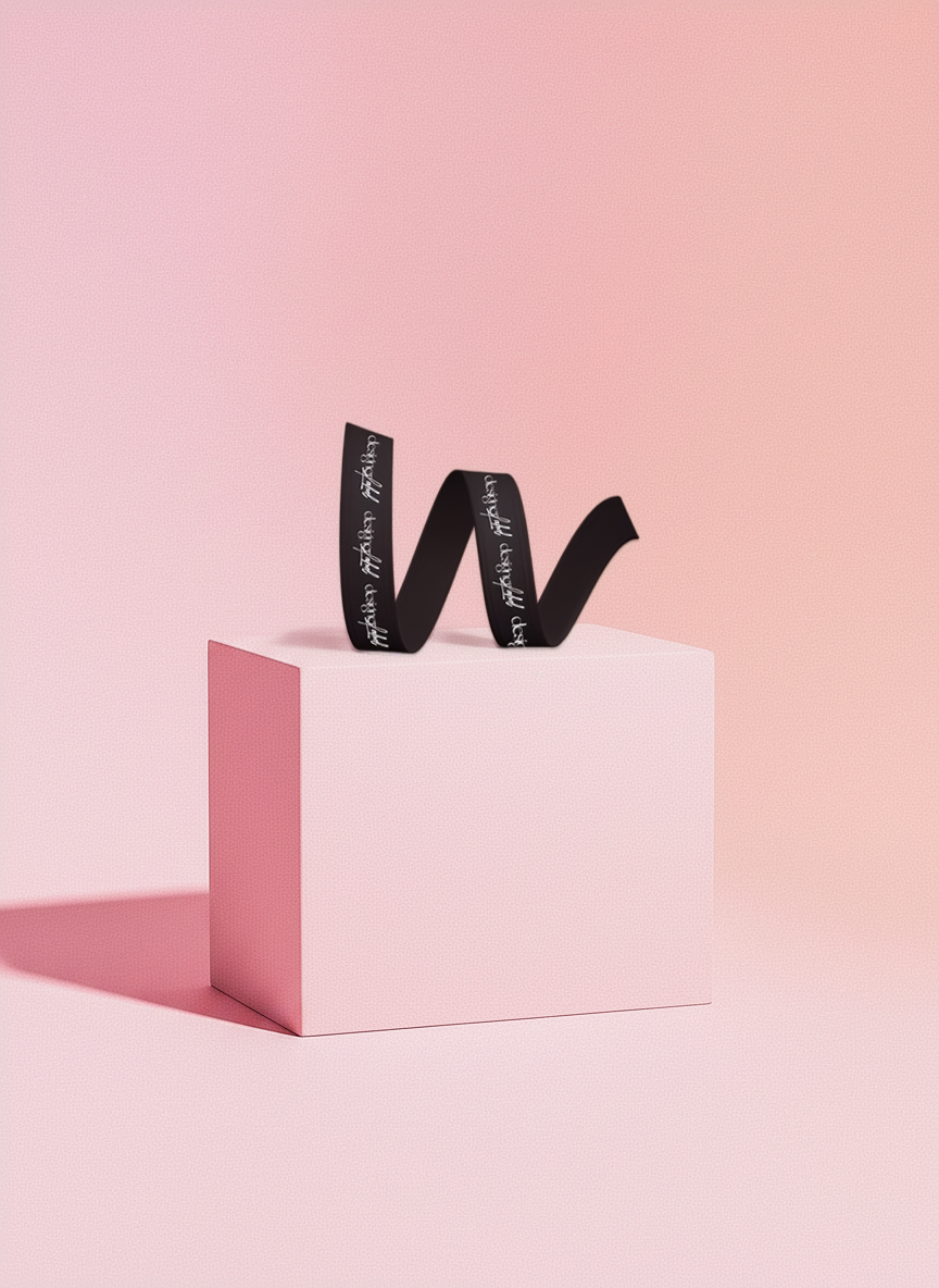 Designer Label Elastic Lace Melting Band